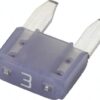 Fusible tipo enchufe Mini 3A Longitud 10,9mm lila paquete 50 unidades Hella