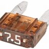Fusible tipo enchufe Mini 7,5A Longitud 10,9mm marrón paquete 50 unidades Hella