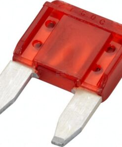 Fusible tipo enchufe Mini 10A Longitud 10,9mm rojo paquete 50 unidades Hella