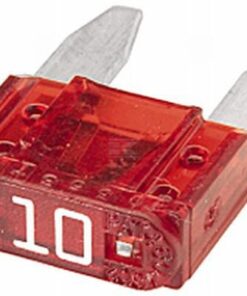 Fusible tipo enchufe Mini 10A Longitud 19mm rojo Hella