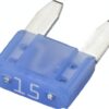Fusible tipo enchufe Mini 15A Longitud 10,9mm azul paquete 50 unidades Hella