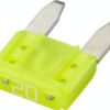 Fusible tipo enchufe Mini 20A Longitud 10,9mm amarillo paquete 50 unidades Hella