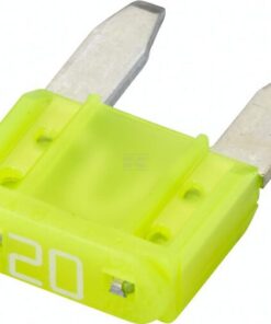 Fusible tipo enchufe Mini 20A Longitud 10,9mm amarillo paquete 50 unidades Hella