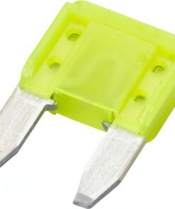 Fusible tipo enchufe Mini 20A Longitud 10,9mm amarillo paquete 50 unidades Hella