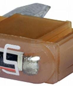 Fusible tipo enchufe Mini 32V 7,5A, longitud 16,3 mm, marrón, paquete 10 unidades, Hella
