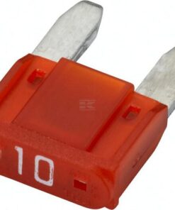 Fusible tipo enchufe Mini 32V 10A Longitud 16,3mm rojo paquete 10 unidades Hella