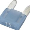 Fusible tipo enchufe Mini 32V 15A Longitud 16,3mm azul paquete 10 unidades Hella