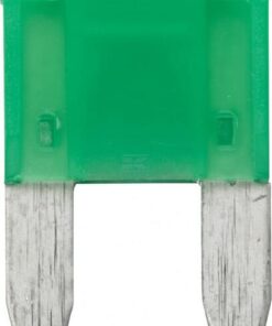 Fusible tipo enchufe Mini 32V 30A, longitud 16,3 mm, verde, paquete 10 unidades, Hella
