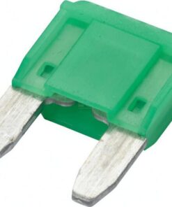 Fusible tipo enchufe Mini 32V 30A, longitud 16,3 mm, verde, paquete 10 unidades, Hella