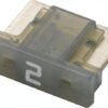 Fusible tipo enchufe Mini 2A Longitud 8,4mm gris paquete 5 unidades Hella