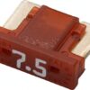 Fusible de hoja Mini perfil bajo 7,5A Longitud 8,4mm marrón paquete 5 unidades Hella