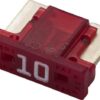 Fusible de hoja Mini perfil bajo 10A Longitud 8,4mm rojo paquete 5 unidades Hella