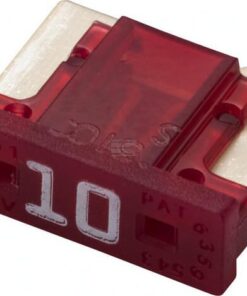 Fusible de hoja Mini perfil bajo 10A Longitud 8,4mm rojo paquete 5 unidades Hella
