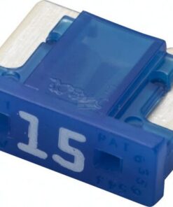 Fusible de hoja Mini perfil bajo 15A Longitud 8,4mm azul paquete 5 unidades Hella