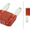 Fusible tipo enchufe Mini 10A Longitud 19mm rojo Hella