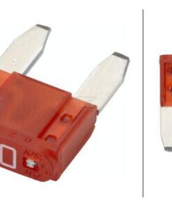 Fusible tipo enchufe Mini 10A Longitud 19mm rojo Hella
