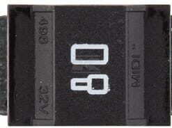 Fusible Midi 32V 80A Longitud 41,1mm blanco Hella