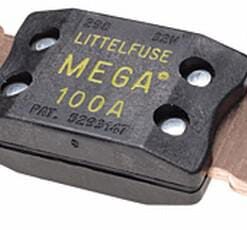 Fusible Mega 100A Longitud 68,6mm amarillo Hella