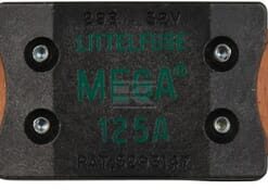 Fusible Mega 125A Longitud 68,6mm verde Hella