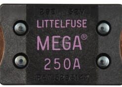 Fusible Mega 250A Longitud 68,6mm rosa Hella