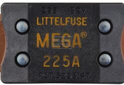 Fusible Mega 225A Longitud 68,6mm marrón Hella
