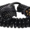 Cable en espiral con conector de 7/13 patillas, 3,5 m