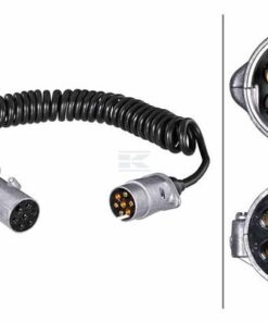 Cable de conexión espiral metal de 7 pines