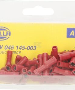Conector bala con aislamiento rojo 0,5 - 1 mm²