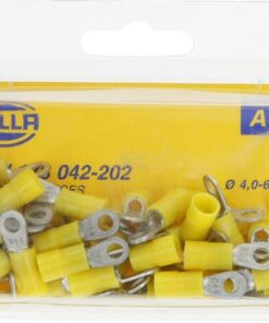 Terminal de cable con ojal, amarillo 4-6 mm²