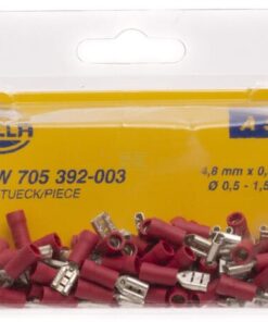 Enchufe plano rojo 0,5-1 mm²