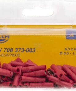 Conector cable plano con funda aislante rojo 0,5-1,0 mm
