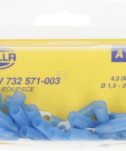 Terminal de cable con ojal, azul 1,5-2,5 mm²