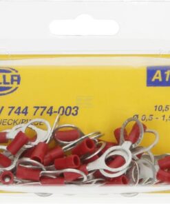 Terminal de cable con ojal, rojo 0,5-1 mm² 9 Terminal de cable con ojal, rojo 0,5-1 mm²