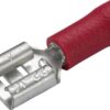 Enchufe plano rojo 0,5-1,0 mm²