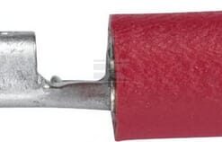 Enchufe plano rojo 0,5-1,0 mm²