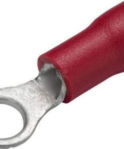 Terminal de cable con ojal, rojo 0,5-1 mm²
