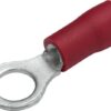 Terminal para cable con ojal, rojo 0,5-1 mm²