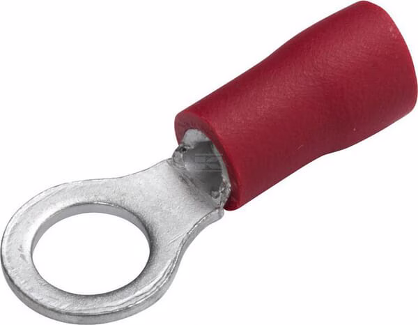 Terminal para cable con ojal, rojo 0,5-1 mm² 1 Terminal para cable con ojal, rojo 0,5-1 mm²