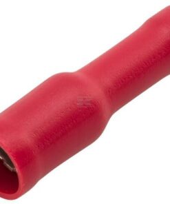 Conector bala con aislamiento rojo 0,5 - 1 mm²