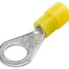Terminal para cable amarillo con ojal  4 - 6 mm²