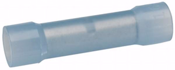 Conector tubular cable eléctrico con funda azul 1,5-2,5