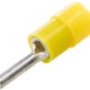 Pin conexión amarillo, hembra 4-6 mm²
