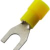 Terminal de cable tipo horquilla, amarillo 4,0-6,0 mm²