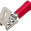Enchufe plano hembra, rojo 0,5-1 mm² 6,3x0,8mm, blister (50 uds.), Hella