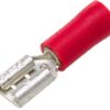 Enchufe plano rojo 0,5-1 mm²
