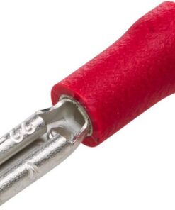 Enchufe plano hembra, rojo 0,5-1 mm² 2,8x0,5mm, blister (100 uds.), Hella