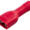 Conector cable plano con funda aislante rojo 0,5-1,0 mm