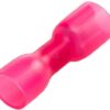 Conector cable plano con funda aislante rojo