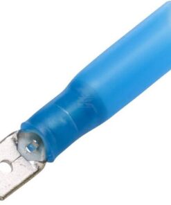 Enchufe plano macho, azul, 1,5-2,5 mm² 6,3x0,8mm, blister (25 uds.), Hella