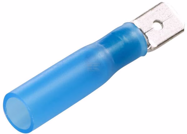 Enchufe plano macho, azul, 1,5-2,5 mm² 6,3x0,8mm, blister (25 uds.), Hella 3 Enchufe plano macho, azul, 1,5-2,5 mm² 6,3x0,8mm, blister (25 uds.), Hella